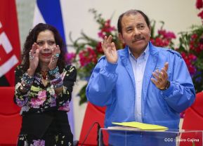 Daniel y Rosario presiden Homenaje al Comandante Tomás Borge Martínez