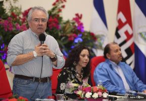 Daniel y Rosario presiden Homenaje al Comandante Tomás Borge Martínez