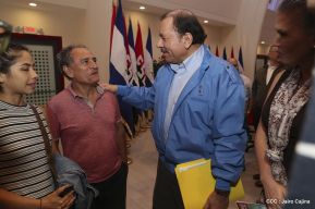 Daniel y Rosario presiden Homenaje al Comandante Tomás Borge Martínez