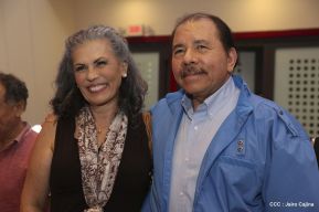 Daniel y Rosario presiden Homenaje al Comandante Tomás Borge Martínez