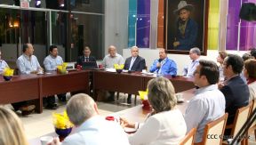 Presidente Daniel sostiene reunión con Grupo Regional Lafise 
