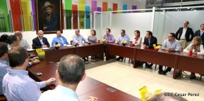 Presidente Daniel sostiene reunión con Grupo Regional Lafise 