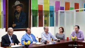 Presidente Daniel sostiene reunión con Grupo Regional Lafise 