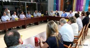 Presidente Daniel sostiene reunión con Grupo Regional Lafise 