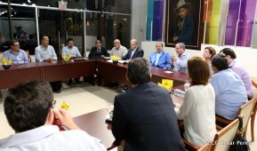 Presidente Daniel sostiene reunión con Grupo Regional Lafise 