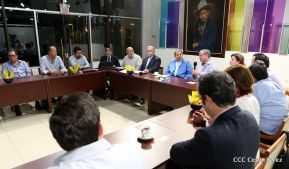 Presidente Daniel sostiene reunión con Grupo Regional Lafise 