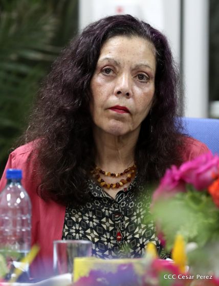 Comandante Daniel y Compañera Rosario se reúnen con Misión del FMI