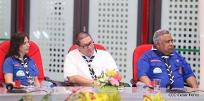 Daniel y Rosario presiden conmemoración del 100 aniversario del Movimiento Scout en Nicaragua