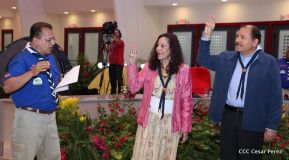 Daniel y Rosario presiden conmemoración del 100 aniversario del Movimiento Scout en Nicaragua