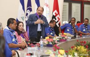 Daniel y Rosario presiden conmemoración del 100 aniversario del Movimiento Scout en Nicaragua
