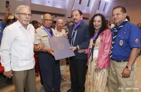 Daniel y Rosario presiden conmemoración del 100 aniversario del Movimiento Scout en Nicaragua