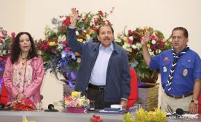 Daniel y Rosario presiden conmemoración del 100 aniversario del Movimiento Scout en Nicaragua