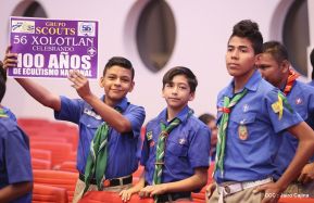 Daniel y Rosario presiden conmemoración del 100 aniversario del Movimiento Scout en Nicaragua