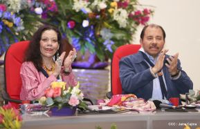 Daniel y Rosario presiden conmemoración del 100 aniversario del Movimiento Scout en Nicaragua