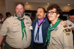 Daniel y Rosario presiden conmemoración del 100 aniversario del Movimiento Scout en Nicaragua