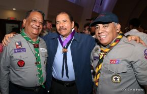 Daniel y Rosario presiden conmemoración del 100 aniversario del Movimiento Scout en Nicaragua