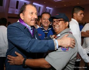 Daniel y Rosario presiden conmemoración del 100 aniversario del Movimiento Scout en Nicaragua