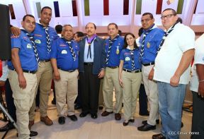 Daniel y Rosario presiden conmemoración del 100 aniversario del Movimiento Scout en Nicaragua