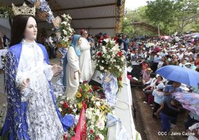 Nicaragua celebra 37 años de la aparición de la Virgen de Cuapa