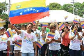 Juventud Sandinista expresa solidaridad con Revolución Bolivariana 