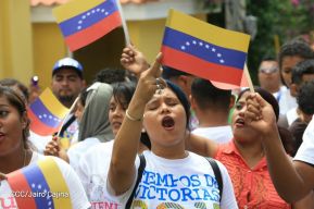 Juventud Sandinista expresa solidaridad con Revolución Bolivariana 