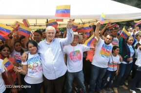 Juventud Sandinista expresa solidaridad con Revolución Bolivariana 