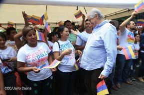 Juventud Sandinista expresa solidaridad con Revolución Bolivariana 