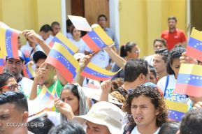 Juventud Sandinista expresa solidaridad con Revolución Bolivariana 