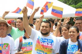 Juventud Sandinista expresa solidaridad con Revolución Bolivariana 