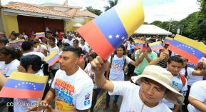 Juventud Sandinista expresa solidaridad con Revolución Bolivariana 