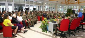 Daniel y Rosario presiden Acto de Ascenso en Grados y Entrega de Memoria Anual del Ejército