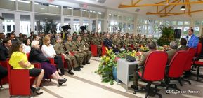 Daniel y Rosario presiden Acto de Ascenso en Grados y Entrega de Memoria Anual del Ejército