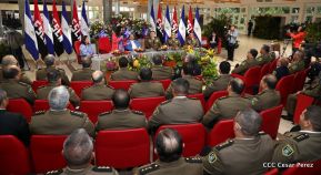 Daniel y Rosario presiden Acto de Ascenso en Grados y Entrega de Memoria Anual del Ejército