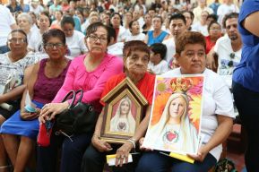 Nicaragua celebra a la Virgen de Fátima