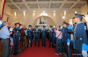 Catedral de Managua se ilumina para conmemorar centenario de la aparición de Virgen de Fátima