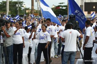 Presidente Daniel recibe Antorcha Centroamericana