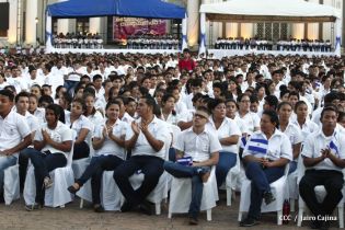 Presidente Daniel recibe Antorcha Centroamericana