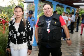 Daniel y Rosario presiden acto del 122 Aniversario del Natalicio del General Sandino