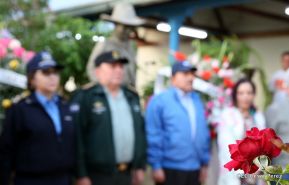 Daniel y Rosario presiden acto del 122 Aniversario del Natalicio del General Sandino