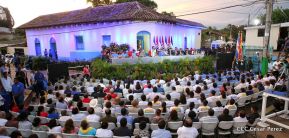 Daniel y Rosario presiden acto del 122 Aniversario del Natalicio del General Sandino