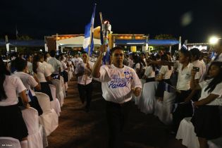 Presidente Daniel recibe Antorcha Centroamericana