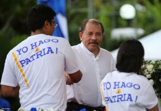 Presidente Daniel recibe Antorcha Centroamericana