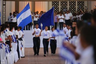 Presidente Daniel recibe Antorcha Centroamericana