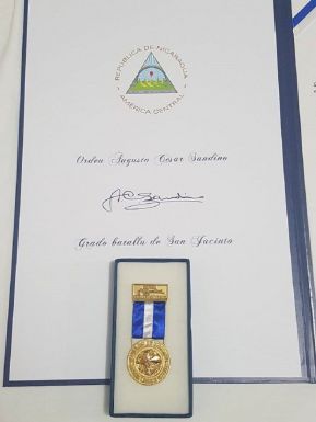 Presidente Daniel celebra el 84 aniversario natal de Blanca Segovia Sandino Aráuz