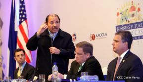 Comandante Daniel participa en clausura de Conferencia Business Future of the Americas 