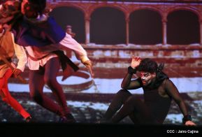 Presentación de la ópera "El Lobo y el Santo" en el Teatro Rubén Darío