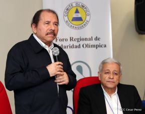 Presidente Daniel Ortega participa en Foro Regional de Solidaridad Olímpica