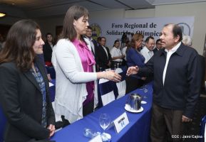 Presidente Daniel Ortega participa en Foro Regional de Solidaridad Olímpica