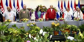 Comandante Daniel y Compañera Rosario encabezan Congreso Sandinista Nacional