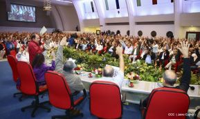 Comandante Daniel y Compañera Rosario encabezan Congreso Sandinista Nacional